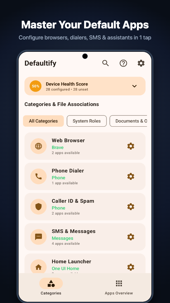 Master Your Default Apps