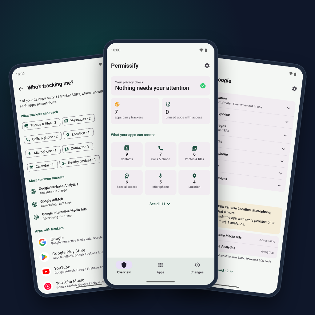 Permissify interface preview