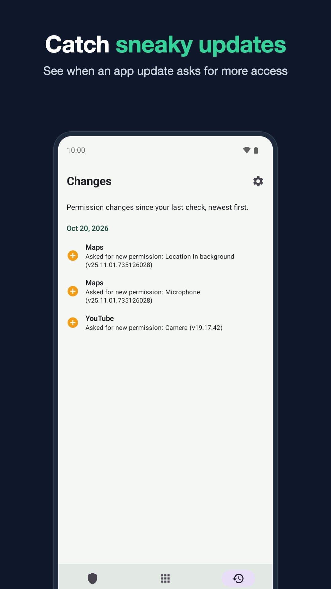 Catch Sneaky Updates